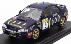 Edicola Subaru Impreza 555 Repsol N 5 Winner Rally Montecarlo 1995 Carlos Sainz - Luis Moya 1:24 Blue