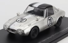 Edicola Toyota 800 Sports Gt-i N 20 Ccc Race Funabashi Circuit 1965 Tojiro Ukiya 1:24 Stříbrná Bílá