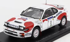 Edicola Toyota Celica Gt4 Turbo 4wd St185 Team Castrol N 1 Winner Rally New Zealand 1992 Carlos Sainz - Luis Moya 1:24 Bílá Červená