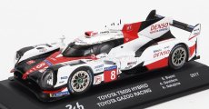 Edicola Toyota Ts050 Hibrid 2.4l Turbo V6 Team Gazoo Racing N 8 24h Le Mans 2017 Sebastien Buemi - Kazuki Nakajima - Anthony Davidson 1:43 Bílá Červená Černá