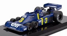 Edicola Tyrrell F1  P34 N 3 6-wheels N 3 Season 1976 Jody Scheckter - Con Vetrina - Blister Box 1:24 Modrá Žlutá