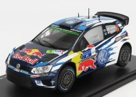 Edicola Volkswagen Polo R Wrc Team Volkswagen Motorsport Red Bull N 2 Rally Mexico 2016 J.m.latvala - M.antilla 1:24 Světle Modrá Bílá Žlutá