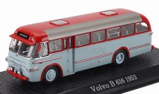 Edicola Volvo B616 Autobus 1953 - Damage Display Box 1:72 Červená Světle Modrá