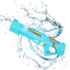Elektrická vodní stříkačka Strong s automatickým nasáváním, modrá