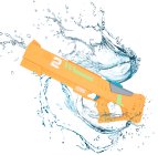 Elektrická vodní stříkačka Strong s automatickým nasáváním, oranžová
