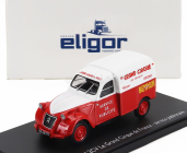 Eligor Citroen 2cv Van Benhur - Le Grande Cirque De France - Service Publicitaire 1:43 Červená Bílá