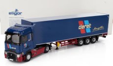 Eligor Renault T-high Truck Cassonato Deret Transports 2023 1:43 Blue