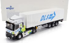 Eligor Renault T480 Truck Cassonato Dls Transports 2021 1:43 Bílá