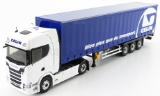 Eligor Scania S500 Truck Telonato Gelin Transports 2016 1:43 Bílá Modrá
