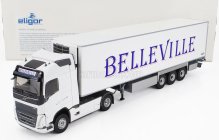 Eligor Volvo Fh4 500 Truck Semi-frigo Belleville Transports 2020 1:43 Bílá