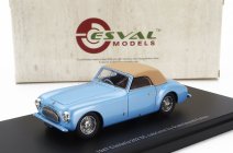 Esval model Cisitalia 202 Sc Stabilimenti Farina Cabriolet Closed 1947 1:43 Světle Modrá Krémová