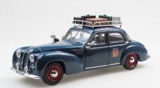Esval model Delage D6-3l By Autobineau Taxi Paris Closed Roof With Baggage 1954 1:43 Modrá Červená