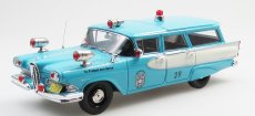 Esval model Edsel Villager Police 1958 1:43 Světle Modrá Bílá