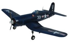 RC letadlo F4U Corsair - ARF (modrá, el. zatahovací podvozek)
