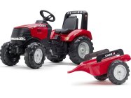 BAZAR - FALK - Šlapací traktor Case IH Puma 240CVX s vlečkou