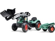 FALK - Šlapací traktor Farm Lander s nakladačem a vlečkou