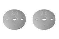 FT pístky tlumičů 13mm, 2x2,0 mm, 2,5mm, 2 ks.