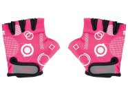 Globber - Dětské ochranné rukavičky XS Fuchsia Shapes