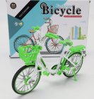 Golden wheel models Bicicletta Lady Classic Bicycle 1:10 Zelená Bílá