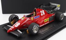 Gp-replicas Ferrari F1  126c3 Scuderia Ferrari N 28 Winner & Fastest Lap Dutch Gp 1983 Rene Arnoux 1:18 Red