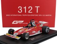 Gp-replicas Ferrari F1  312t Team Everest N 36 Brdc International Trophy Silverstone (with Pilot Figure) 1976 Giancarlo Martini - Con Vetrina - With Showcase 1:18 Red