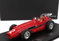 Gp-replicas Maserati F1  250f N 2 Winner French Gp Juan Manuel Fangio 1957 World Champion - Con Vetrina - With Showcase 1:18 Red