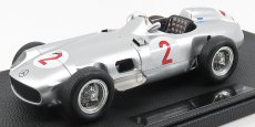 Gp-replicas Mercedes benz F1  W196 N 2 Argentina Gp Juan Manuel Fangio 1955 World Champion 1:18 Silver