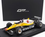 Gp-replicas Renault F1  Re40 N 15 Winner British Gp (with Pilot Figure) 1983 Alain Prost - Con Vetrina - With Showcase 1:18 Černá Žlutá Bílá