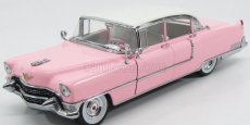 Greenlight Cadillac Fleetwood Series 60 1955 - Personal Car Elvis Presley 1:18 Růžová Bílá
