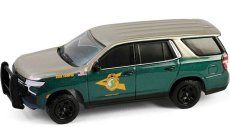 Greenlight Chevrolet Tahoe Police Persuit Vehicle 2003 1:64 Zelené Stříbro