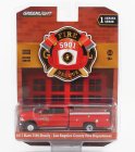 Greenlight Dodge Ram 3500 Pick-up Double Cabine Los Angeles Fire Engine Department 2017 1:64 Red