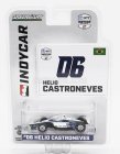 Greenlight Honda Team Transcard Meyer Shank Racing N 06 Indianapolis Indy 500 Indycar Series 2024 Helio Castroneves 1:64 Černá Bílá Modrá