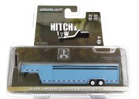 Greenlight Trailer Rimorchio 26 Foot Livestock 2-assi 2000 1:64 Světle Modrá
