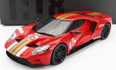 Gt-spirit Ford usa Gt Heritage Edition N 16 Alan Mann 2022 1:18 Červené Zlato