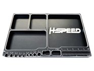 H-Speed miska na drobné díly hliníková