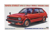 Hasegawa Toyota Starlet (kp61 S) Middle Version 1980 1:24 /