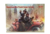 Icm-model Figures American Fire Truck Crew - Vigili Del Fuoco 1:24 /