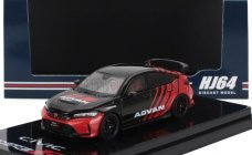 Ignition-model Honda Civic Type-r (fl5) Advan 2020 1:64 Černá Červená