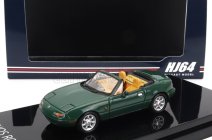 Ignition-model Mazda Eunos (mx5) Na6ce Spider Roadster 1989 1:64 Zelená