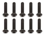 Imbusové šrouby s čočkovitou hlavou M4x16 mm FHCS, 10 ks.