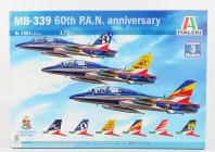 Italeri Aermacchi Set 3x Mb339a Frecce Tricolori - 313th Gruppo Addestramento Acrobatico Italy 1:72 /