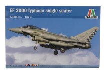 Italeri Eurofighter Ef-2000 Typhoon Airplane Single Seater Military 1994 1:72 /
