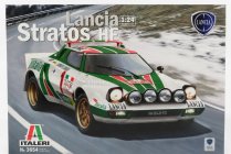 Italeri Lancia Stratos Hf Alitalia N 1 Winner Rally Montecarlo 1977 1:24