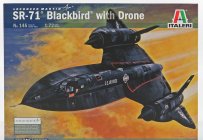 Italeri Lockheed martin Sr-71 Blackbird With Drone 1968 1:72 /