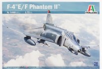 Italeri Mcdonnel douglas F-4 E/f Phantom Ii Airplane Military 1960 1:72 /