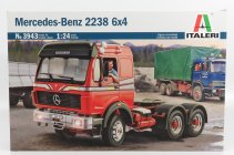 Italeri Mercedes benz 2238 6x4 Tractor Truck 3-assi 1990 1:24 /
