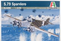 Italeri Savoia marchetti S.79 Sparviero Airplane Military 1942 1:72 /