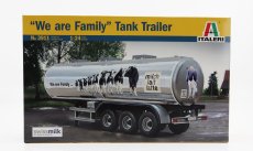Italeri Trailer Tank Trailer For Truck - We Are Familiy - Trasporto Latte 1:24 /