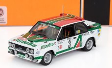 Ixo-models Fiat 131 Abarth Team Alitalia N 3 3rd Rally Montecarlo 1979 Markku Alen - Ikka Kivimaki 1:43 Bílá Zelená Červená