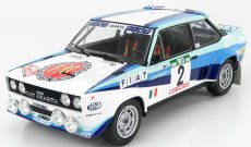 Ixo-models Fiat 131 Abarth Team Fiat Works (night Version) N 2 2nd Rally Portugal 1980 M.alen - I.kivimaki 1:18 Bílá Modrá